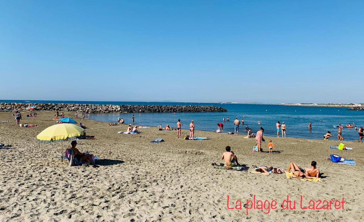 Amarine Joli T3 Centre Ville Terrasse Parking Et Velos Sète Dış mekan fotoğraf